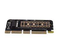 Wrtysully Scheda Convertitore Da SSD M.2 NVMe un PCI-E X16 Scheda Chiave NGFF M-Key M.2 PCIe PCI-Express X4 / X8 / X16 Unità Disco Rigido HDD Scheda