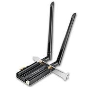 Wrtysully Scheda di Rete WiFi6E Wireless WiFi6E 3000Mbps 2.4G 5G 6GHz Bluetooth 5.2 Adattatore LAN Wireless Tri-Band USB3.0 Ricevitore WiFi per DesktopComputer Laptop