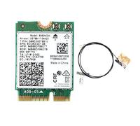 Wrtysully Scheda WiFi 9560NGW+Antenna 1730Mbps Wireless AC 9560 Dual Band 2.4G+5G BT 5.0 802.11Ac Adattatore Wireless M.2 CNVI 9560NGW