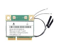 Wrtysully Scheda WiFi PCI-e WiFi 7 BE200 BE200HMW 8774Mbps 2.4G/5G/6Ghz per Bluetooth 5.4 802.11BE Adattatore di Rete Antenna Interna