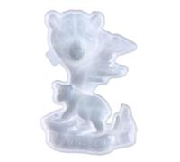 Wrtysully Stampi In Silicone Forma Animale per Stampi In Resina Epossidica Stampo In Silicone 3D A Forma di Animale Vivace Fatto A Mano Decorazione da Parete Riutilizzabile Orso