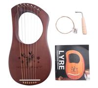 Wrtysully Strumenti un Corda nel Legno Massello di Mogano per Arpa Lira un 7 Corde