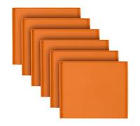 Wrtysully Vassoi Essiccatore Antiaderenti con In Silicone Riutilizzabili con Bordo Rialzato Arancione 6 Pezzi