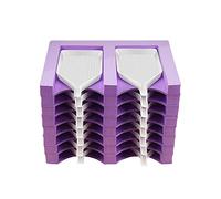 Wrtysully Vassoio per Pittura Diamante 16 Slot Organizer Accessori per Pittura Diamante Vassoio Strumenti per Pittura Diamante Kit Organizer Viola