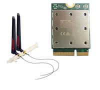 Wrtysully WiFi7 QC865 Wireless 2.4Gbps Scheda WiFi Wireless Bluetooth 5.4 Adattatore di Rete Wireless 2.4G/5G/6Ghz Per802.11be M.2 NGFF WLAN Scheda WiFi Solo per Win11 Bluetooth 5.4 Wireless Wi-Fi