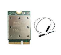 Wrtysully WiFi7 QC865 Wireless 2.4Gbps Wireless WiFi Card Bluetooth 5.4 2.4G/5G/6Ghz Wireless Network Adapter For802.11be M.2 NGFF WLAN WiFi Card Solo per Win11 Bluetooth 5.4 Wireless Wi-Fi