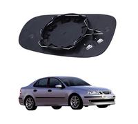 WRUHUA Vetro Specchietto Retrovisore Retrovisore Riscaldabile per Saab 9-3 93 2003-2012 12795600 12795610, Specchio di Vetro Retromarcia Riscaldabile Impermeabile,right-1pcs
