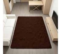 WRUIJIO Tappeto Grande Morbido, Antiscivolo, Soffice 300x310cm marrone | Tappeto Morbido Camera Da Letto Moderno Per Soggiorno, Tappetino Per Il Letto