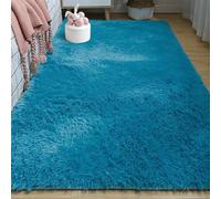 WRUIJIO Tappeto Morbido 250 x 280 cm Soffice Tappeti Soffici in Velluto Moderno per Soggiorno, Camera da Letto, Interni Cameretta Dei Bambini, Blu