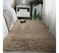 WRUIJIO Tappeto Salotto Pelo Corto 250 x 280 cm Monocolore Shaggy Tappeti Morbido e Soffice Lavabile per Camera da Letto e Bambini, Scendiletto, cammello