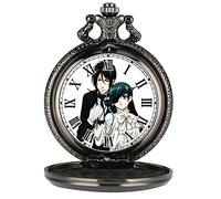 WRVCSS Mechanical pocket watch chain necklace pendant pocket watch wall clock gift present 04