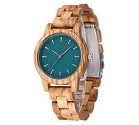 WRVCSS Orologi da donna in legno d'ulivo Orologi da donna fatti a mano in legno Orologi da regalo in legno Orologi da polso scuri