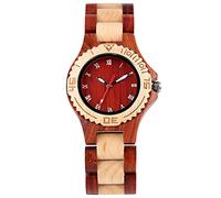 WRVCSS Orologio con quadrante con numeri romani Tutto cinturino in legno Orologio in legno Orologi da uomo e da donna Regali Regali onlywatch