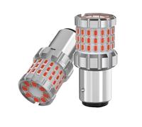 WRWRW 2 pezzi 4000lm 1157 P21/5W BAY15D LED BAW15D PR21/5W Luci di stop Canbus BAZ15D P21/4W Lampadina di coda e stop Lampada di segnalazione DRL automatica(1157 BAW15D PR21-5W)