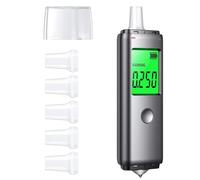 WRWRW Etilometro Ricaricabile | Precisione di Livello Professionale | Tester Portatile for Alcol etilico Adatto for Uso Personale e Professionale(Breakable Window 05)