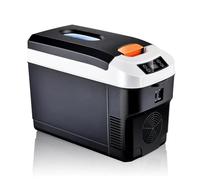 WRWRW Frigorifero for auto da 10 litri adatto for campeggio, apparecchiature elettroniche for auto economiche, refrigeratore isolato a doppio uso, frigoriferi for auto da 12 V/24 V