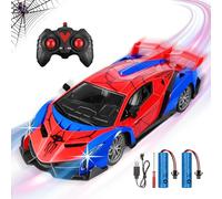 Wrymish Macchina Telecomandata Spider, 1:18 giochi Telecomandata Bambino 3 4 5 6 7 8 Anni, 2.4Ghz Auto Radiocomandata, Spider RC Drift Car con Luce LED, Regali di Natale e Compleanno per Bambini