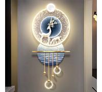 WRYsqbhjyb Applique Murale LED 3D Cervo Luna, Luce Calda Regolabile