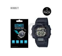 (WS-1400H) 3 pellicole protettive antideflagranti Nano per lo schermo dello Smart Watch Casio W-737HX WS-1400H