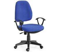 ws design sedia ufficio scrivania Torino ruote tessuto studio colore blu