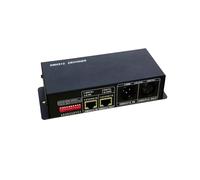 WS-DMX-NET-K-3CH Decodificatore 512 DC12V 24V 4A * 3CH 12A Max CMOS a tre vie con uscita aperta Controller LED RGB Striscia luminosa a LED