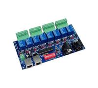 WS-DMX-RELAY-8CH Decoder relè a 8 vie Controller Dmx512 DC 12V Interruttore relè a 8 vie Controller luce LED 10A*8CH