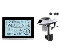 WS1750 Meteo Center - temperatura interna, temperatura esterna, umidità interna, umidità esterna, previsioni meteo, velocità del vento, direzione del vento, quantità di precipitazioni