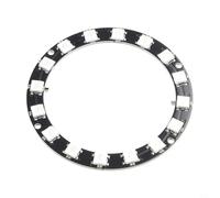 WS2812 5V Individuale Indirizzabile RGB LED Ring Light per Arduino, WS2812B 5050 RGB LED Anello con 24 LED per progetti fai da te, luce ad anello LED programmabile (S1216LED) (SKU)