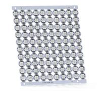 WS2812B - Pannello LED RGB IC, 10 x 10, 100 LED, Matrix 5050 SMD, indirizzabile individualmente, per Raspberry Pi, Arduino, progetti fai da te