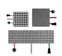 WS2812B RGB LED Digitale Flessibile Individualmente Indirizzabile Pannello Striscia Luce WS2812 8x8 16x16 8x32 Modulo Matrice Schermo DC5V (16X16 256 Pixel)