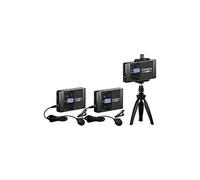 WS60COMBO COMICA Microfono wireless UHF Doppio trasmettitore e ricevitore specificamente progettato per smartphone e fotocamere DSLR specificamente progettato per smartphone e fotocamere DSLR, registrazione audio