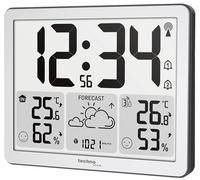 WS6780-2 in 1 orologio radio e stazione meteo radio in uno, temperatura interna ed esterna, umidità, pressione atmosferica, fino a 3 trasmettitori (un trasmettitore incluso)