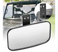WSays Ranger Rear View Mirror, UTV Center Rearview Mirror Compatible with Polaris Ranger 500 570 900 1000 XP 2017-2025 Pro-Fit Cage with Factory Present Drop Down Mounting Tab