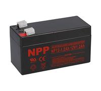 WSB Battery Batteria al piombo NPP/batteria al piombo/12 V/1,2 Ah/NP12-1.2/VRLA batteria/esente da manutenzione/pronta operativa/elevata resistenza ai cicli