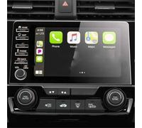 WSBOJXTH Compatibile Con Civic 10th 2019 2020 Autoradio GPS Navigation Screen Adesivo Per Interni Auto Pellicola Protettiva In Vetro Temperato Accessori per auto(5 holes)