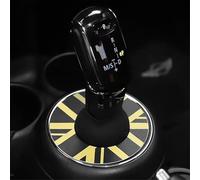 WSBOJXTH Compatibile con Mini per Cooper per One S per JCW F54 F55 F56 F57 F60 2019 2020 2021 2022 2023 2024 Pomello Leva Cambio Auto con Cuscinetto Protezione Modifica dell'auto(Color 2)