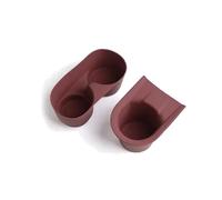 WSBOJXTH Compatibile con Mini per Cooper S F65 2024 2025 Contenitore Portaoggetti Console Centrale Auto Limitatore Portabicchieri Auto Modifica dell'auto(A Red Front And Rear)