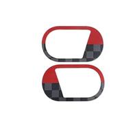 WSBOJXTH Compatibile con Mini per Cooper S F65 F66 F67 2025 Rivestimento Maniglia Interna della Portiera Adesivo Accessori Interni Modifica dell'auto(Color 8)