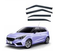 WSCDMCC 4 Pezzi Auto Deflettori Aria per MG3 MK2 2011-2022 2023 2024, Deflettori d'Aria Finestrini Visiera Vento Pioggia, Accessori Auto