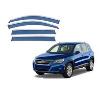 WSCDMCC 4 Pezzi Auto Deflettori Aria per VW Tiguan MK1/5N 2007-2013 2014 2015, Deflettori d'Aria Finestrini Visiera Vento Pioggia, Accessori Auto