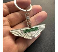 WSCDMCC Portachiavi Auto per Aston Martin DBX Vantage DB11 DBS V8 V12, Portachiavi per Auto con Logo, Accessori per Auto per Uomo e Donna,B