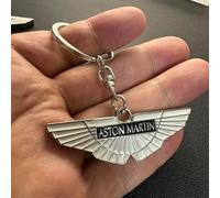 WSCDMCC Portachiavi Auto per Aston Martin DBX Vantage DB11 DBS V8 V12, Portachiavi per Auto con Logo, Accessori per Auto per Uomo e Donna,A