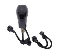 WSDERUB Compatibile Con Seat Per Ibiza Mk5 Per Leon Pomello Del Cambio Automatico Leva Del Cambio Elettronica Accessori Per Interni Auto(Black-Red)