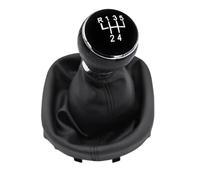 WSDERUB Compatibile Con VW Per Caddy II 2 Mk2 Per Touran 2003 2004 2005 2006 2007 2008 2009 2010 Cuffia Pomello Cambio 5/6 Marce Nera(6 Speed)
