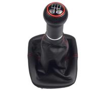 WSDERUB Compatibile Con VW Per Golf 3 Per Variant Per Cabrio 1992 1993 1994 1995 1996 1997 1998 1999 Pomello Del Cambio A 5 Marce Con Cuffia Copri-cuffia(5 Speed-Red)