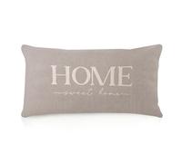 WSDESDEC Home Sweet Home, Federa per cuscino per il corpo, stampa su entrambi i lati, 30,5 x 50,8 cm, in lino, bohémien, con citazione ispiratrice a cuore, rettangolare, per panchina, portico, auto