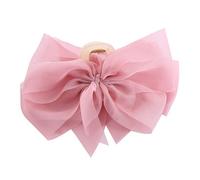 WSDMAVIS 1 clip per capelli con fiocco in rete per capelli alla moda archi per capelli clip per donne chic archi accessori per capelli eleganti tulle grandi clip per capelli spessi sofisticati