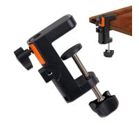 WSDMAVIS 1 morsetto da tavolo versatile con microfono regolabile Boom Arm Funzione C Clip per tavolo Pratico supporto per microfono treppiede per fotocamera Supporto da scrivania adatto fino a 6,5 cm