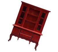 Wsdsgz 1. 1/12 Scala Miniatura Gabinetto In Legno Per Camera Da Letto Soggiorno Decors Artigianato Fatti A Mano Piccolo Mobili Modello Miniature Case Delle Bambole Kitchen