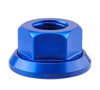 Wsdsgz 10mm Biciclette Mozzi Dado Dado Bici Mozzi Posteriori Assi In Leghe di Alluminio Dado Flangiato Mountain Bike Parte Prima Ruota Posteriore Vite di Blocco